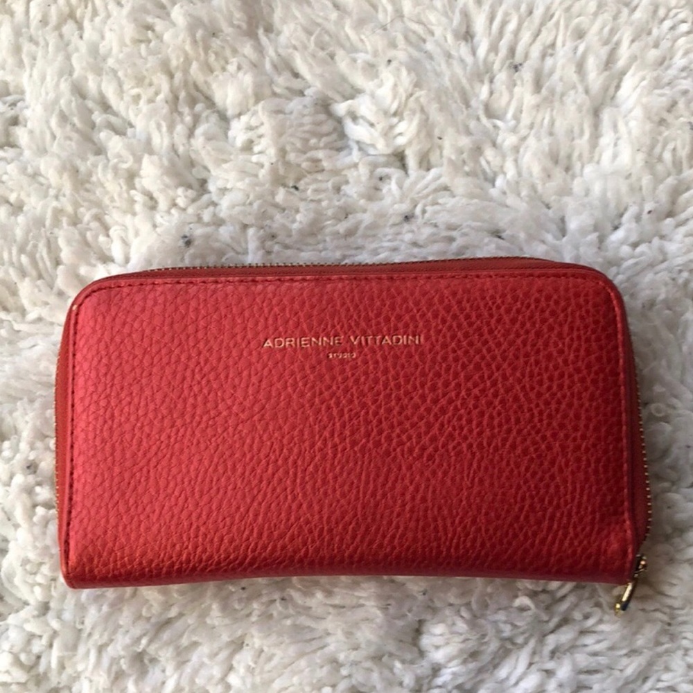 Wallet and makeup brushes